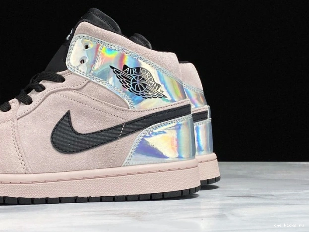 Rep Air 1 Iridescent Dirty Powder Mid BQ6472-602 (W) Jordan 0607